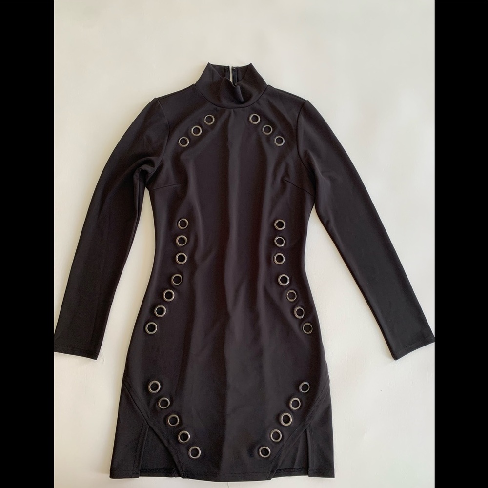 black luxury party dress size P